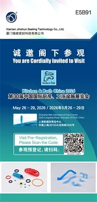 Jinshun-forsegling på Kitchen & Bath China 2026 i Shanghai
